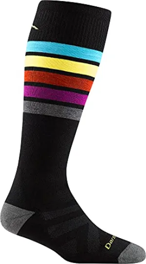 Darn Tough Womens 8028 Snowburst OTC Midweight with Cushion Merino Wool Socks