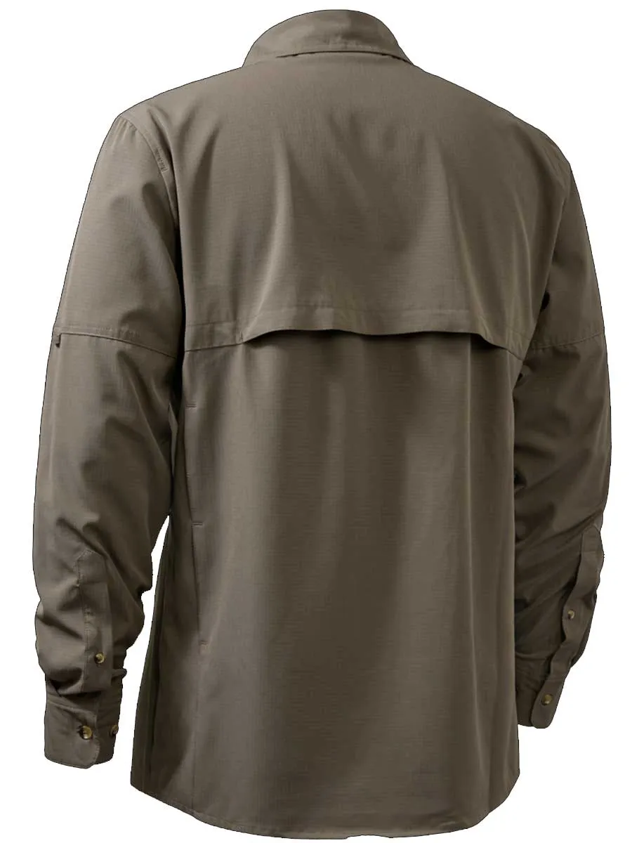 DEERHUNTER Canopy Shirt - Men's - Stone Grey