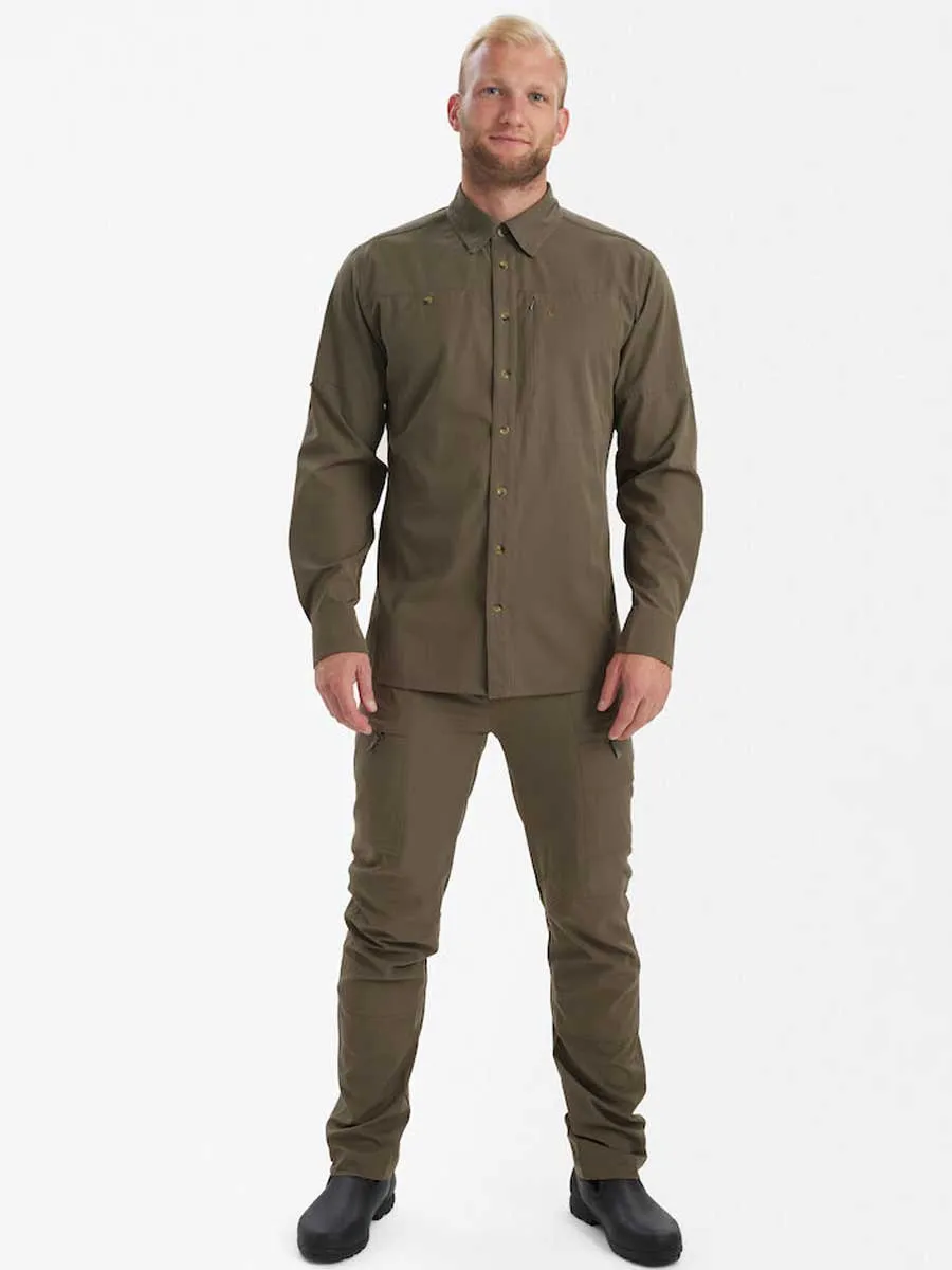 DEERHUNTER Canopy Shirt - Men's - Stone Grey