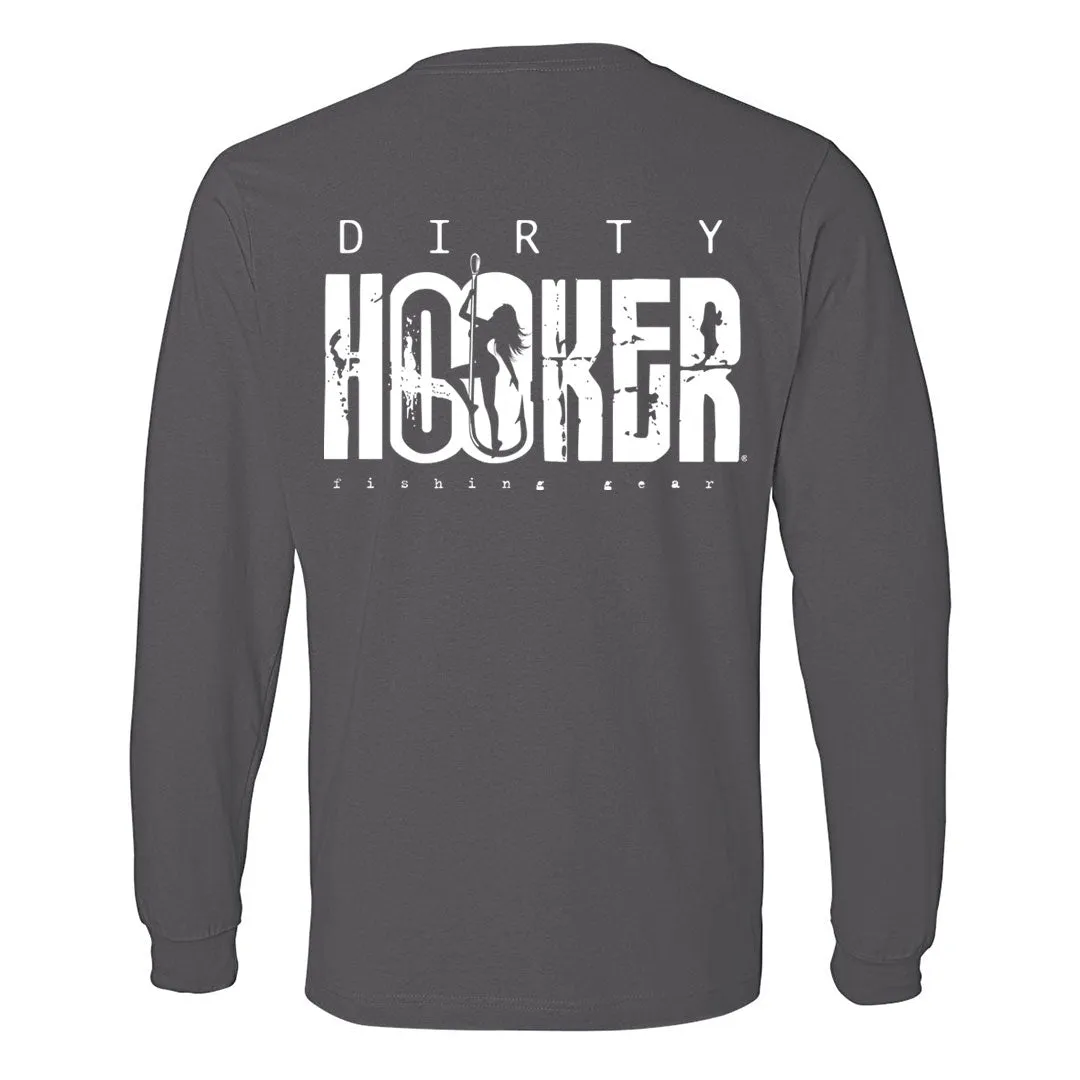 Dirty Hooker Classic White Lightweight Long Sleeve T-Shirt