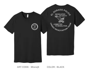 El Dorado Police Department Crisis Negotiation Team Comfort Unisex Cotton SS Tee - Mkwwj8