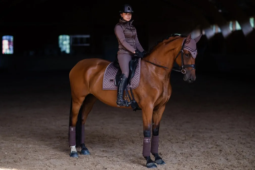 Eqeustrian Stockholm Dressage Pad Amaranth
