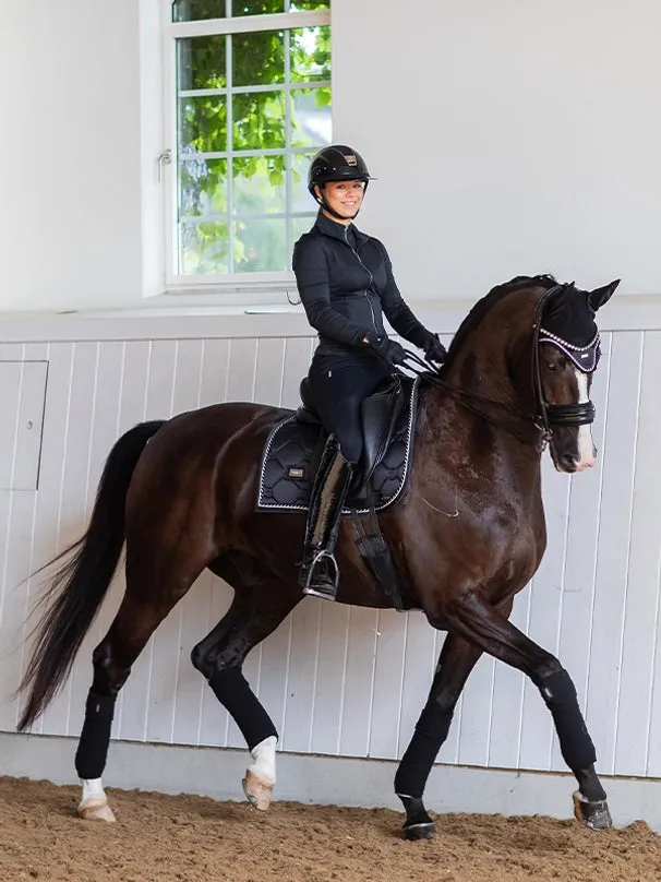 Equestrian Stockholm Dressage Pad Black Editition