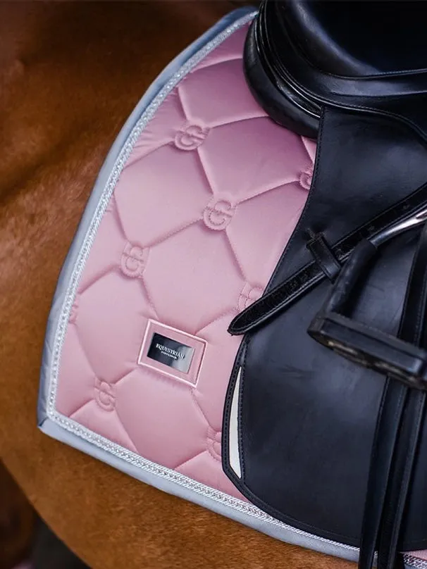 Equestrian Stockholm Dressage Pad Pink Crystal