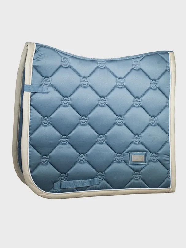 Equestrian Stockholm Dressage Pad Stone Blue