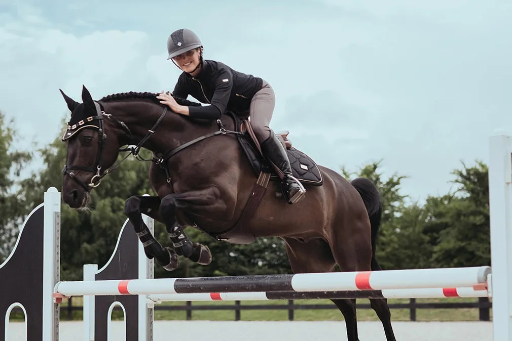 Equestrian Stockholm Jump Pad Black Gold