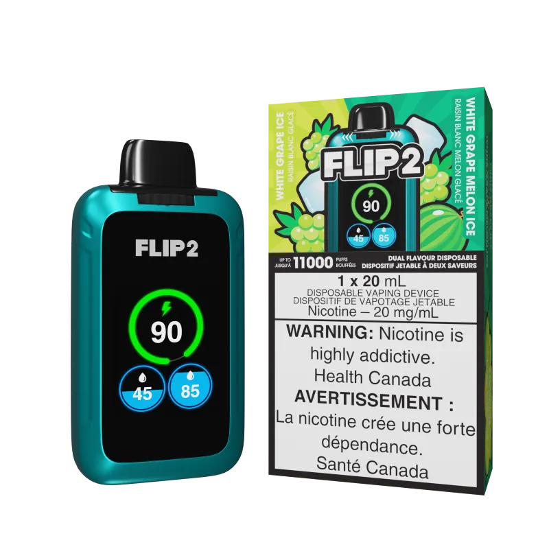 FLIP 2 - WHITE GRAPE ICE & WHITE GRAPE MELON ICE