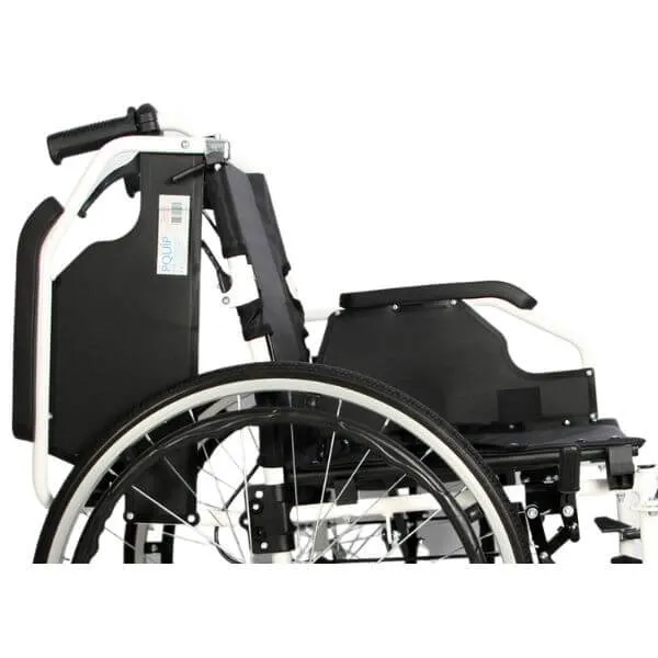 Foldable Lightweight Self Propelled Wheelchair with Flip Up Armrest