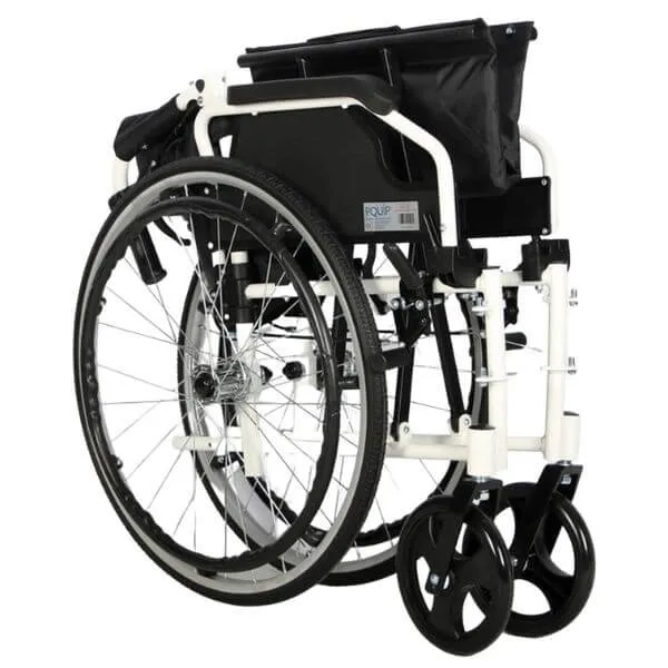Foldable Lightweight Self Propelled Wheelchair with Flip Up Armrest