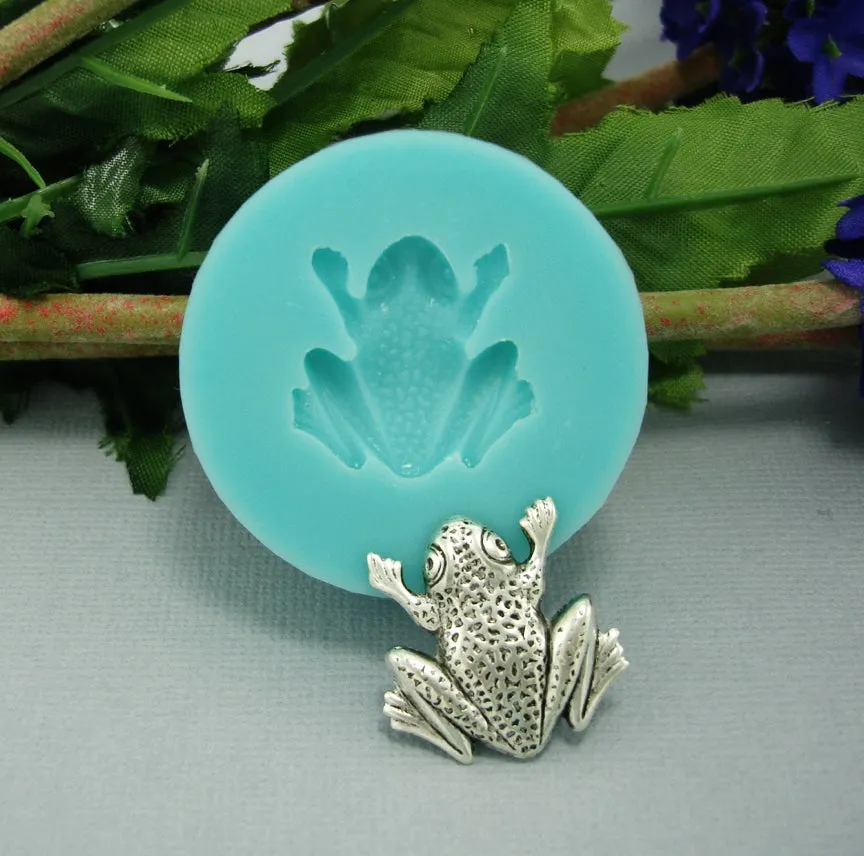 Frog Silicone Mold Flexible Silicone Mold for Crafts, Resin, Clay.