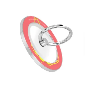 Fujisan Coral Ice Cream - Silver MagSafe Phone Grip and Ring Holder Stand