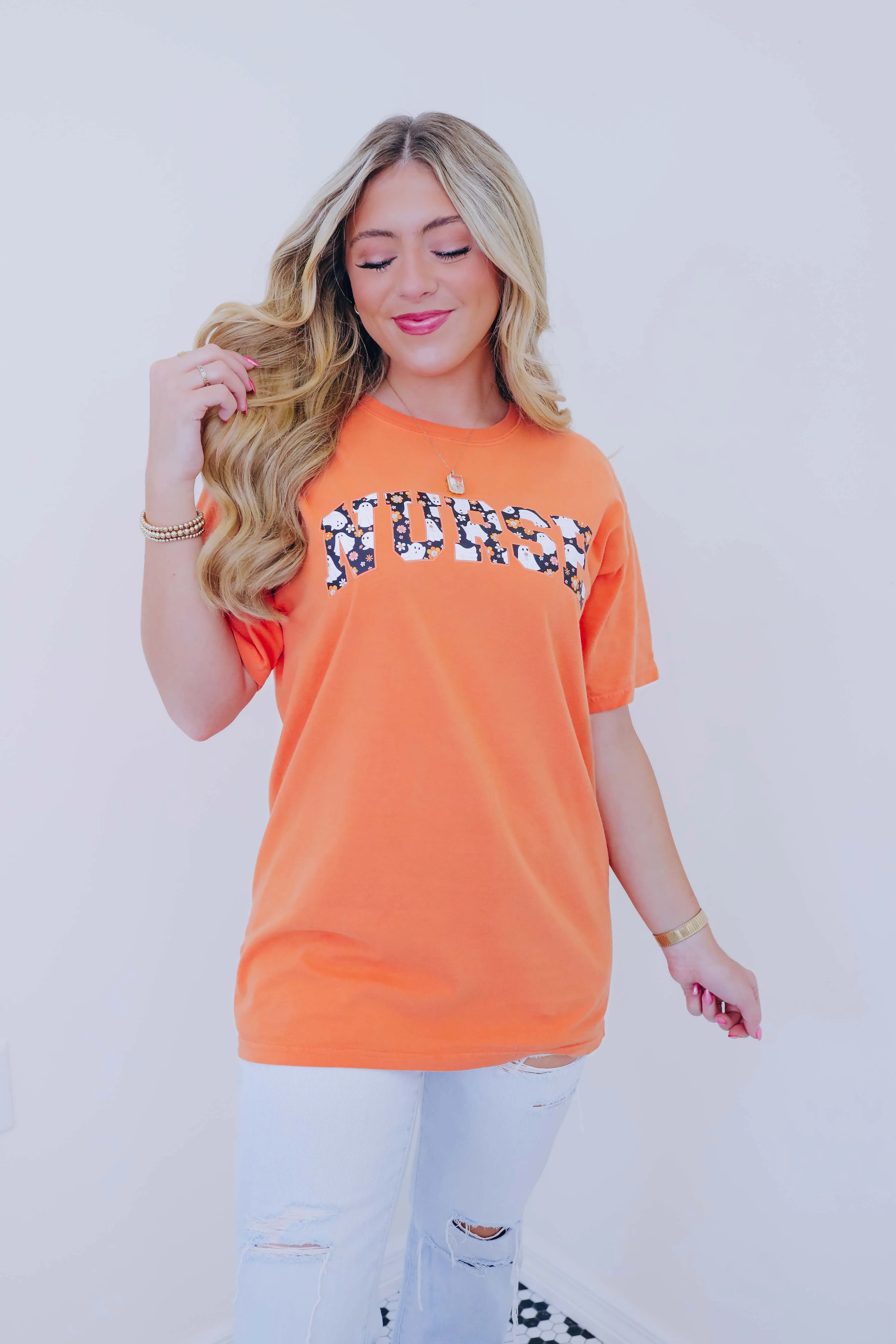 Ghostly Nurse Graphic Tee S-3X