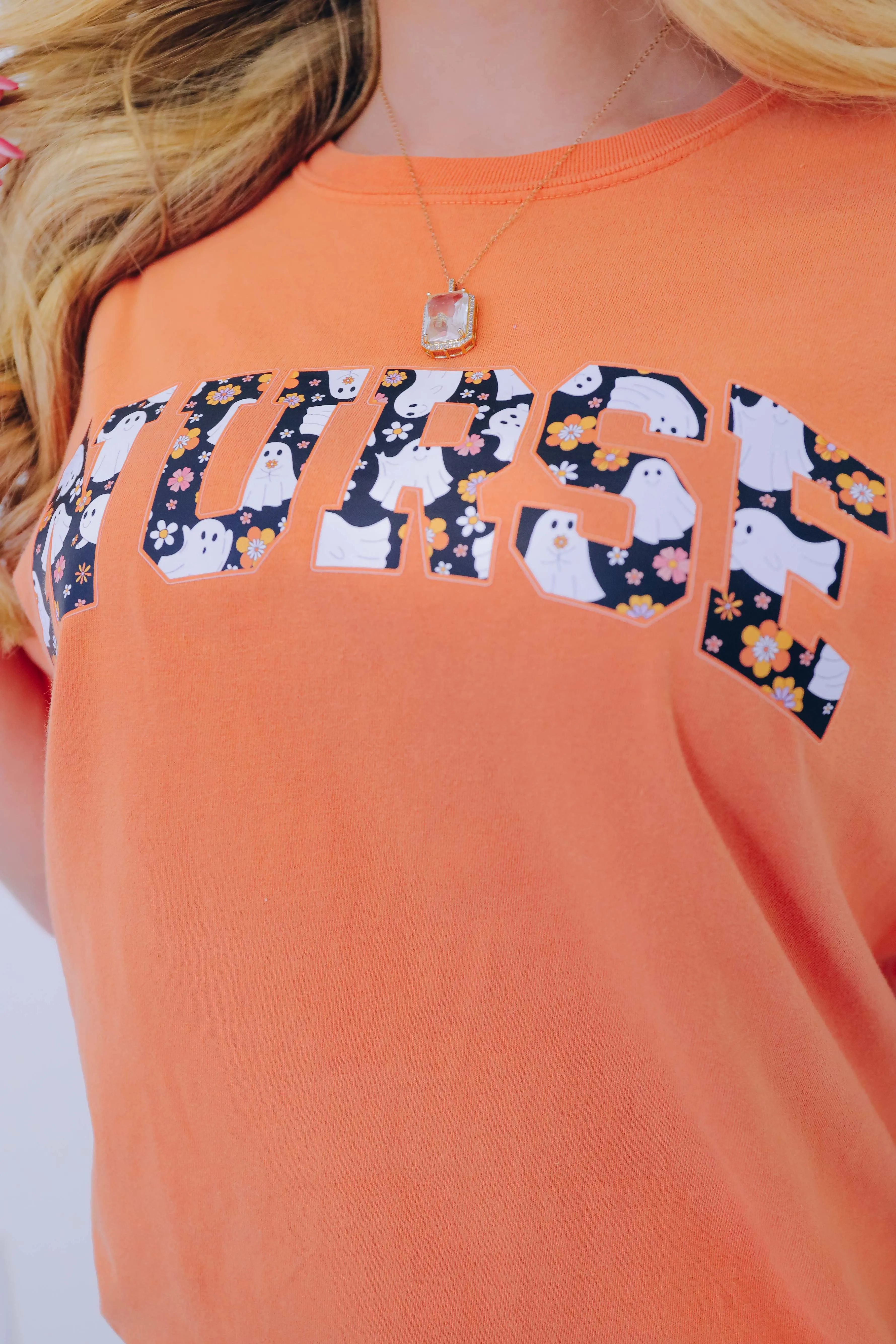 Ghostly Nurse Graphic Tee S-3X