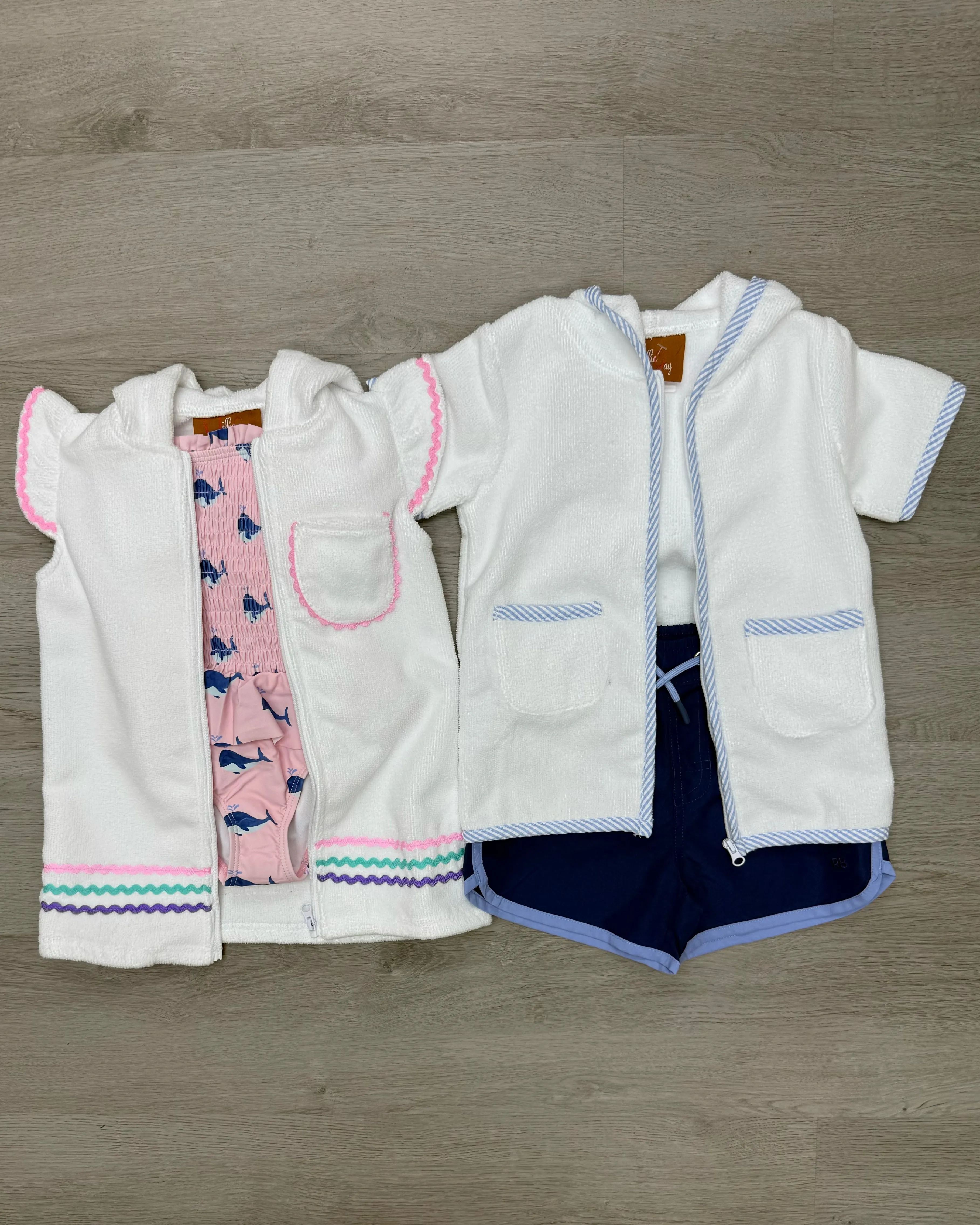 Girls Ric Rac Terry Cover Up