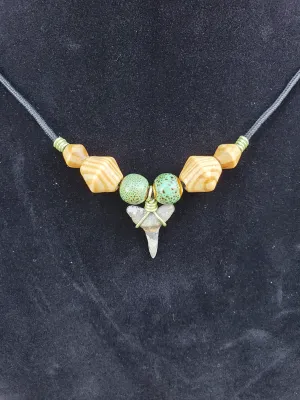 Golden Beach Lemon Shark Tooth Necklace