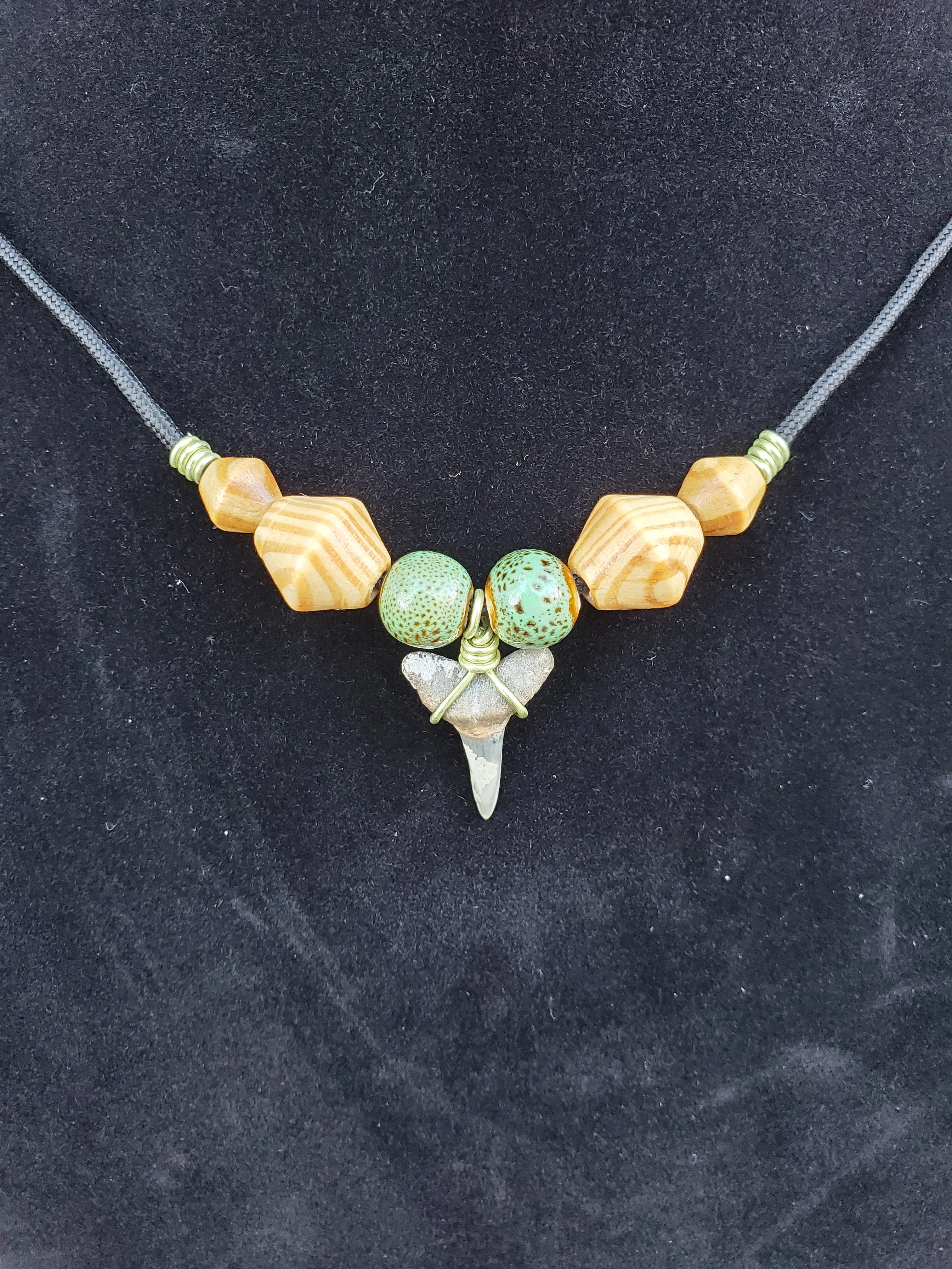 Golden Beach Lemon Shark Tooth Necklace
