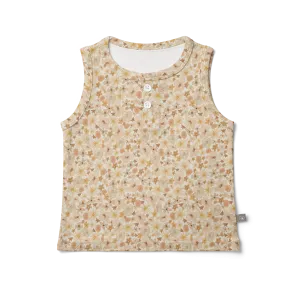 goumikids - Viscose Organic Cotton Tank Top - Wildflowers 5T