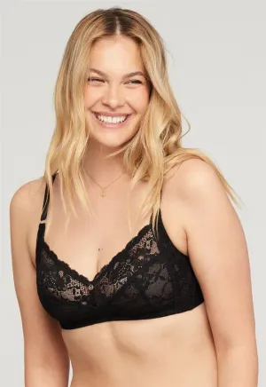 Halo Wire Free Bra- Black