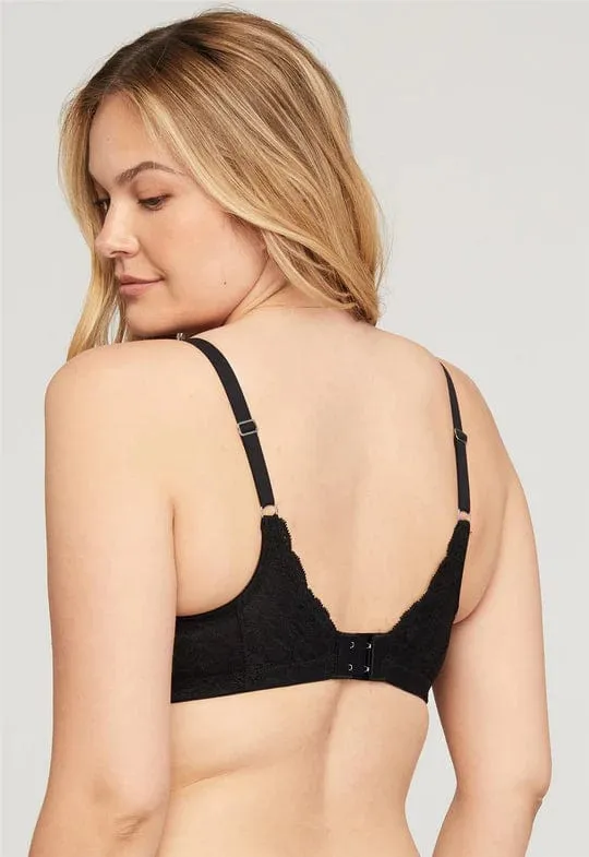 Halo Wire Free Bra- Black