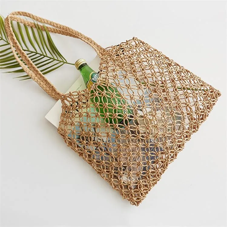 Hand-Woven Straw Bag