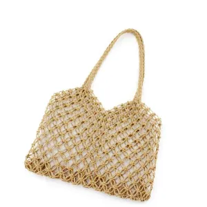 Hand-Woven Straw Bag