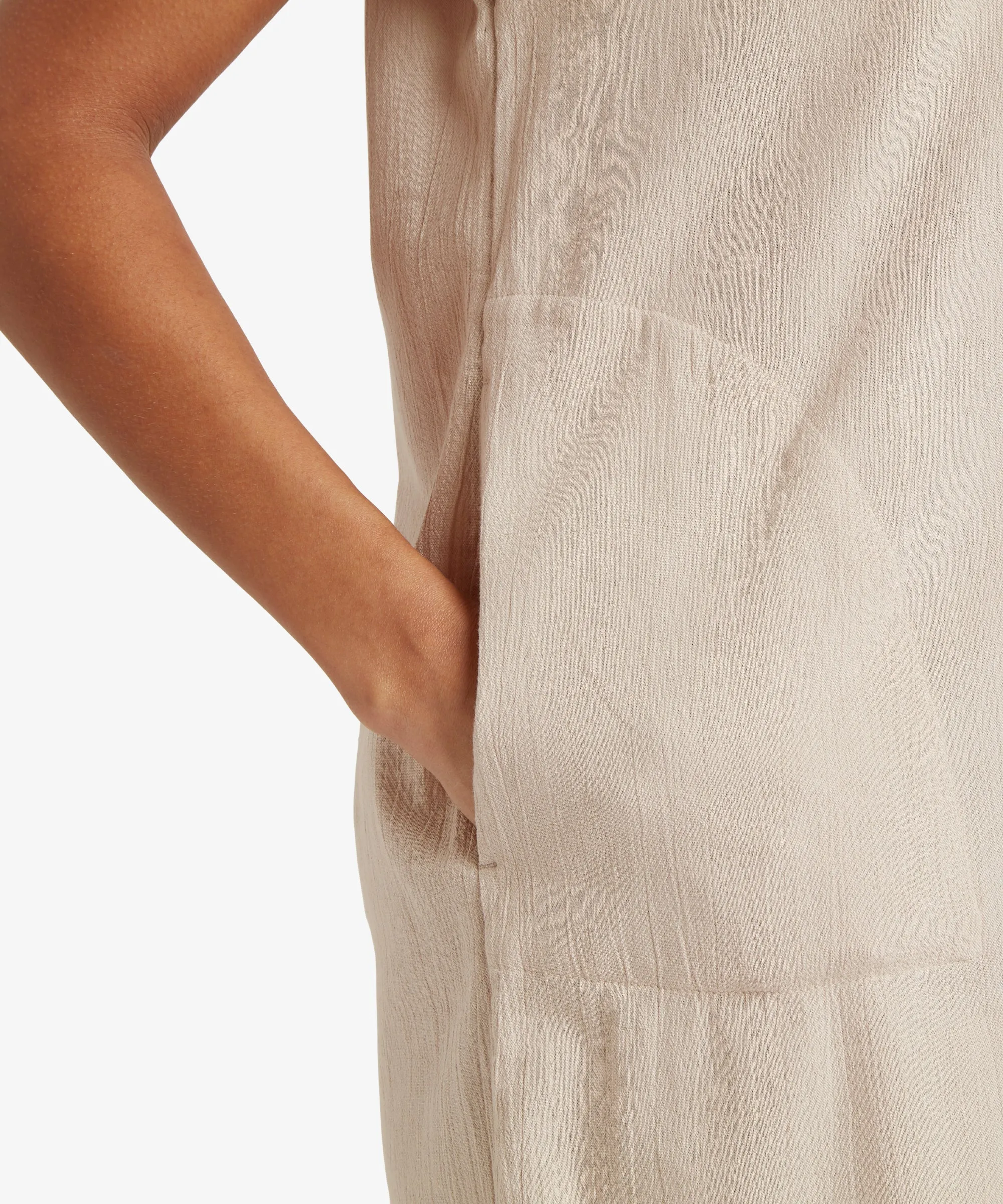 Hara Cap Sleeve Dress - Goa Sand