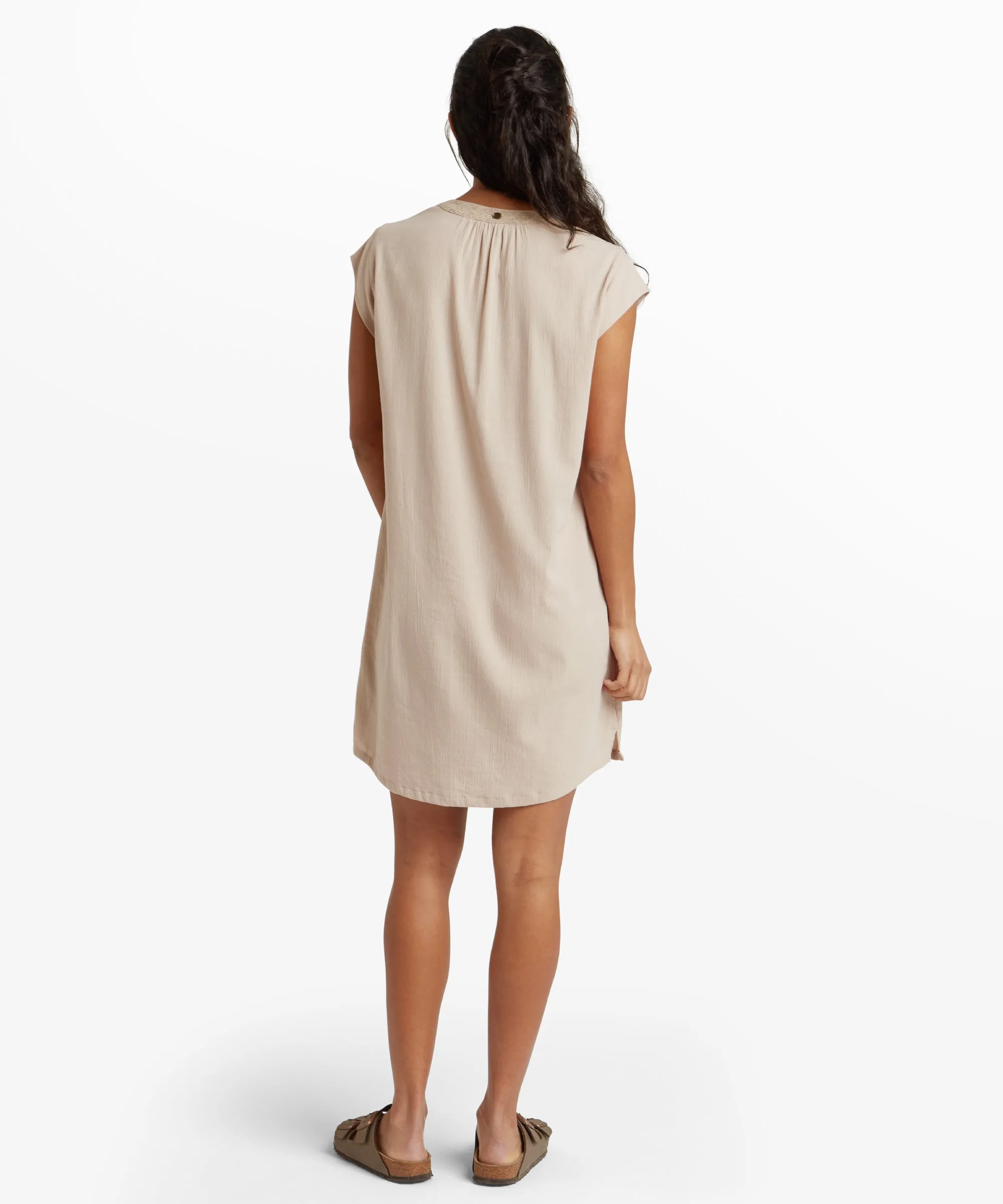 Hara Cap Sleeve Dress - Goa Sand