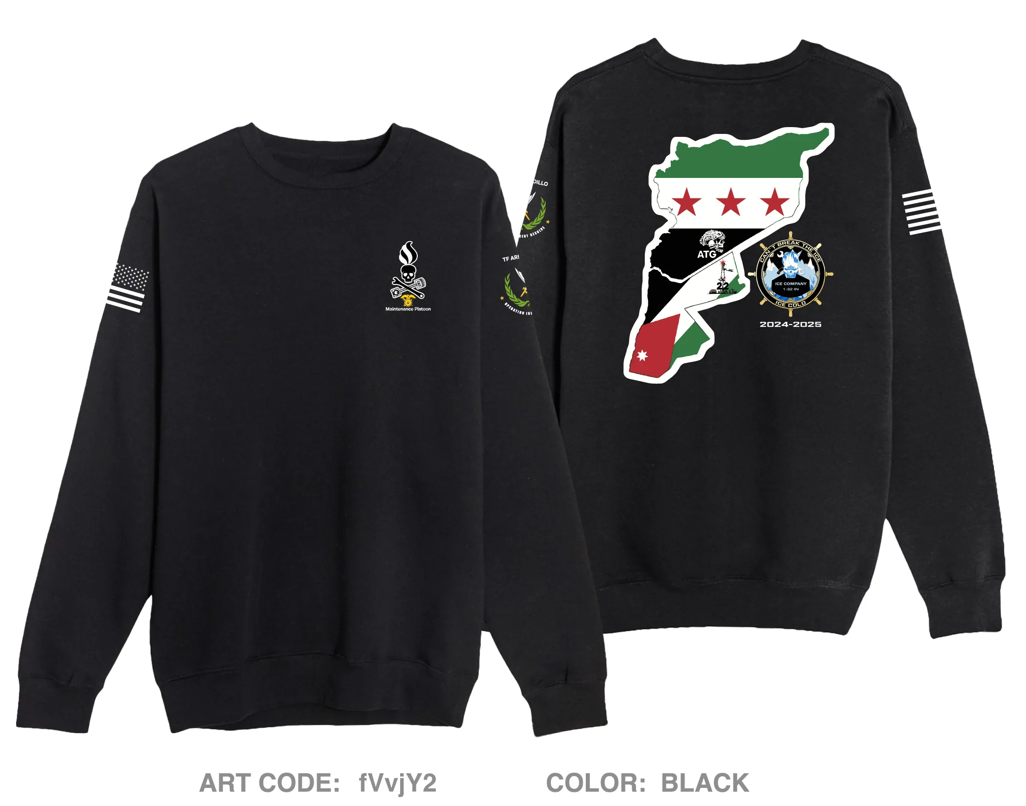 Ice FSC, 1-32 IN BN, 1 BCT, 10 MTN DIV Comfort Unisex Crewneck Sweatshirt - fVvjY2