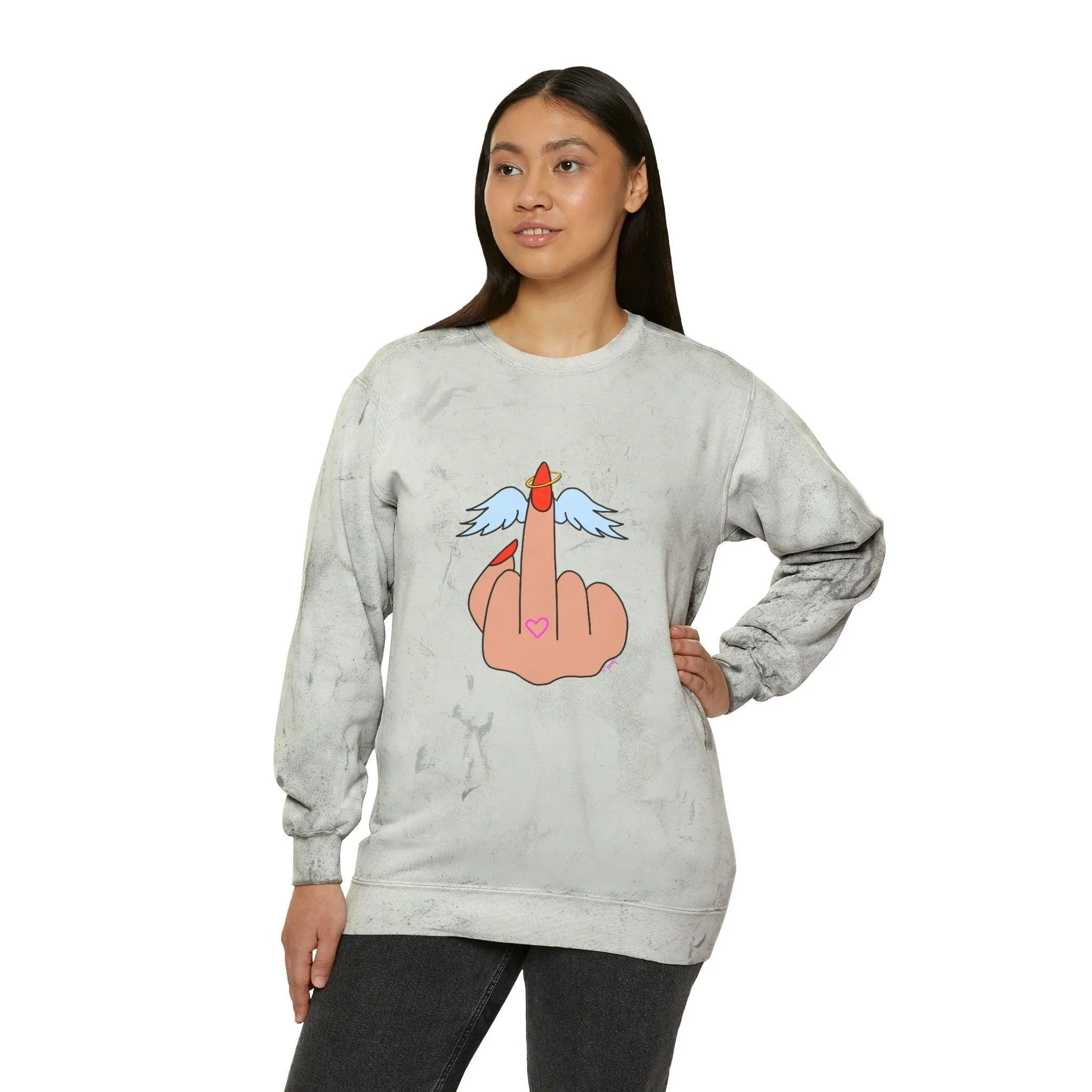IDGFlyinFux Unisex Color Blast Crewneck Sweatshirt