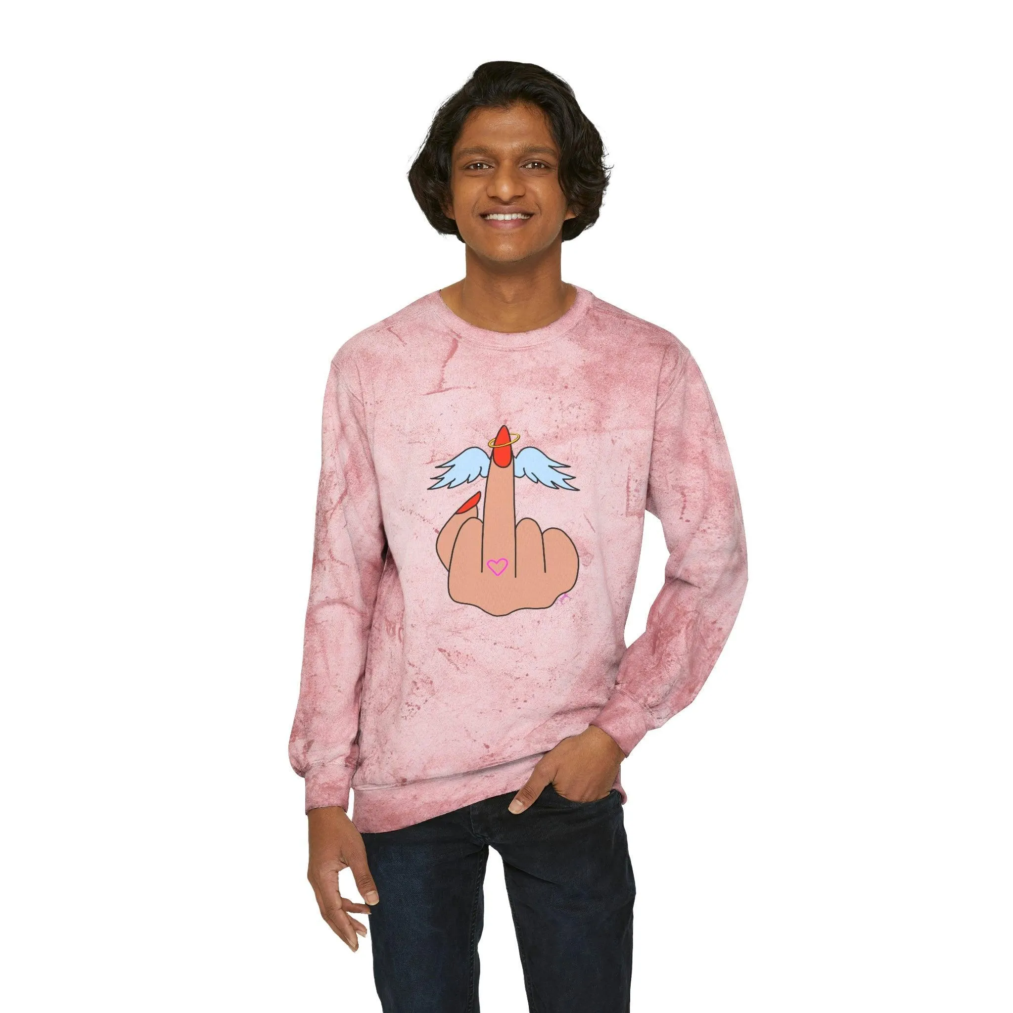 IDGFlyinFux Unisex Color Blast Crewneck Sweatshirt