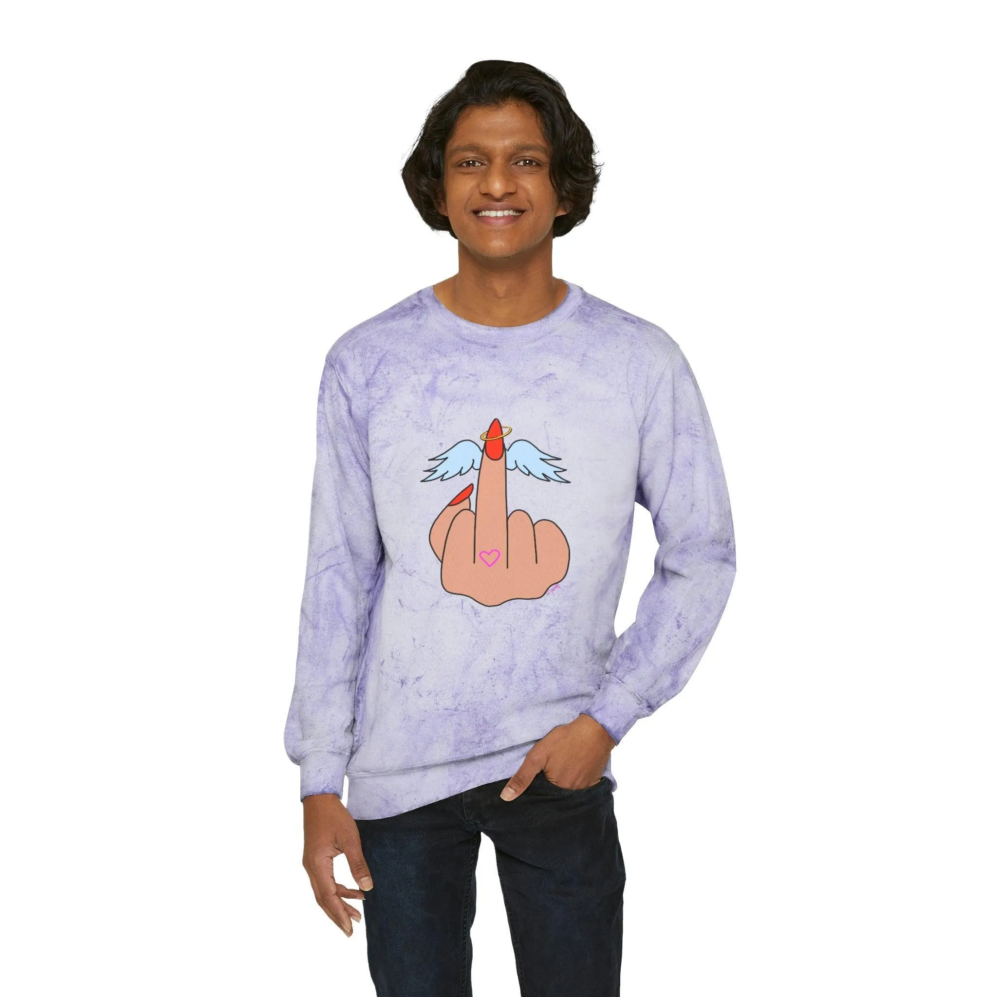 IDGFlyinFux Unisex Color Blast Crewneck Sweatshirt