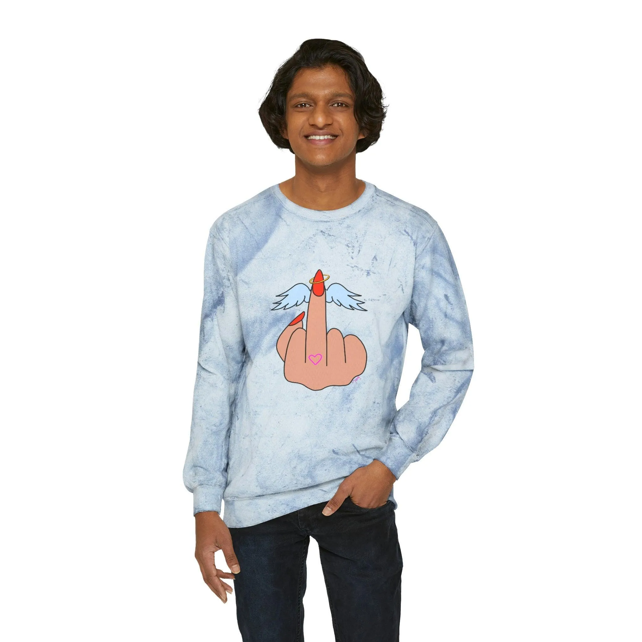 IDGFlyinFux Unisex Color Blast Crewneck Sweatshirt