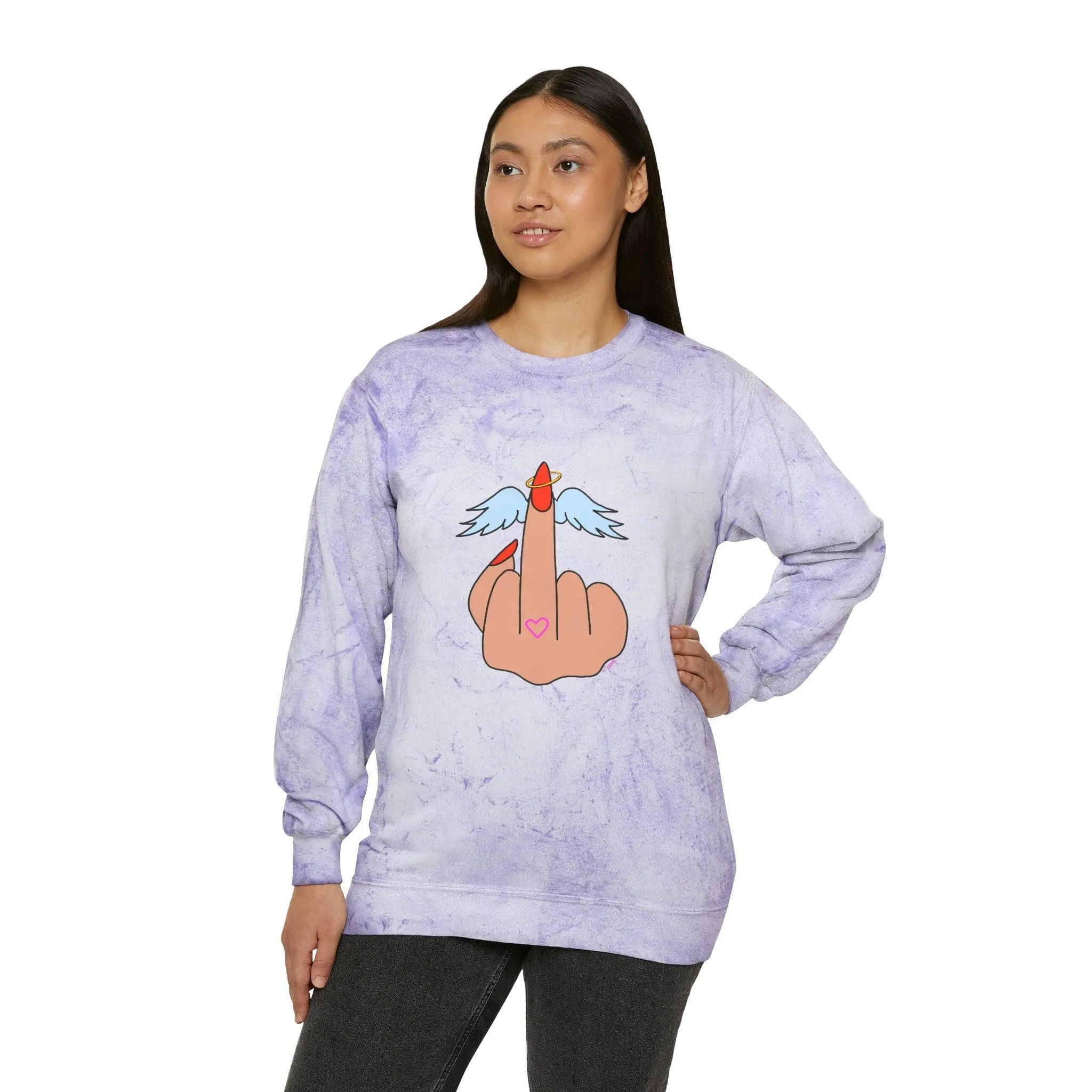 IDGFlyinFux Unisex Color Blast Crewneck Sweatshirt