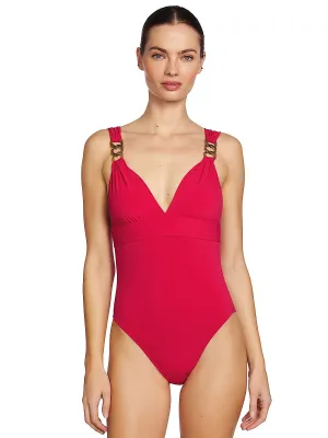 Jane V Plunge One-Piece