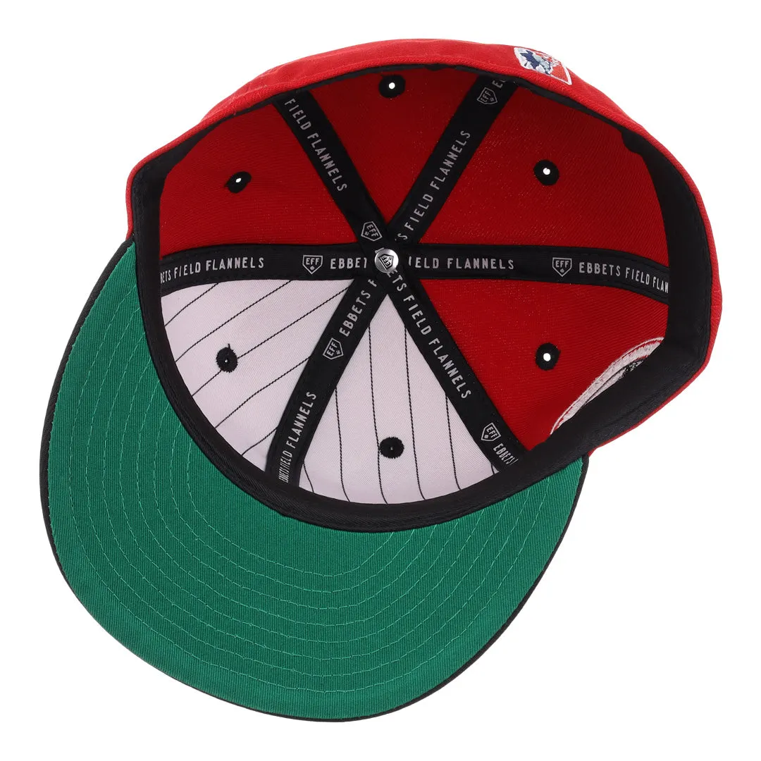 Jax Red Caps NLB Flip Fitted Ballcap