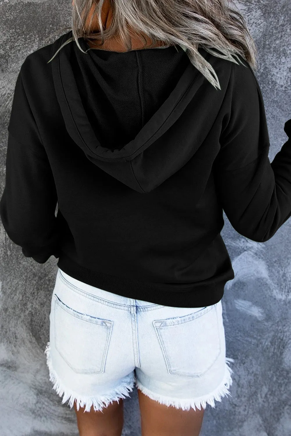 Keep It Casual Dropped Shoulder Hoodie