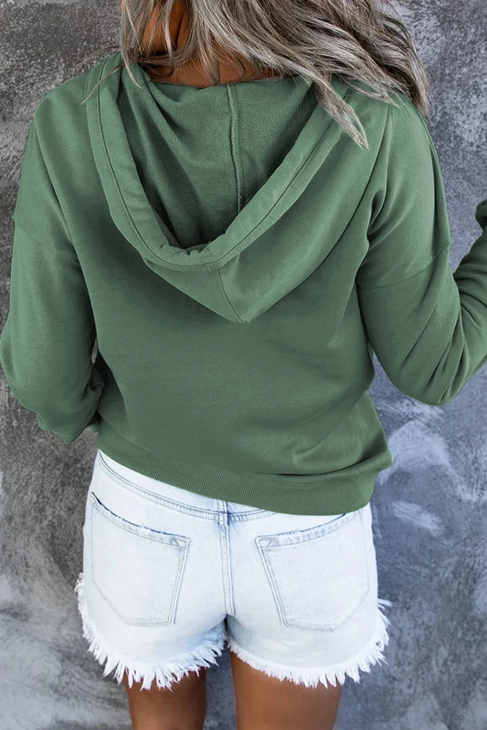 Keep It Casual Dropped Shoulder Hoodie