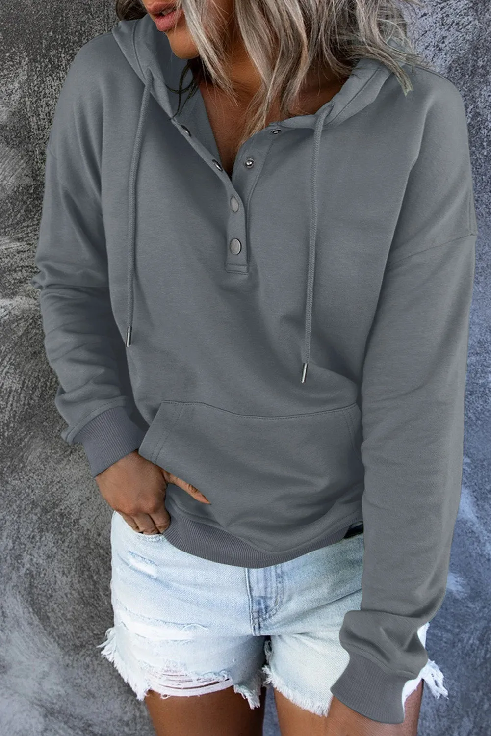 Keep It Casual Dropped Shoulder Hoodie