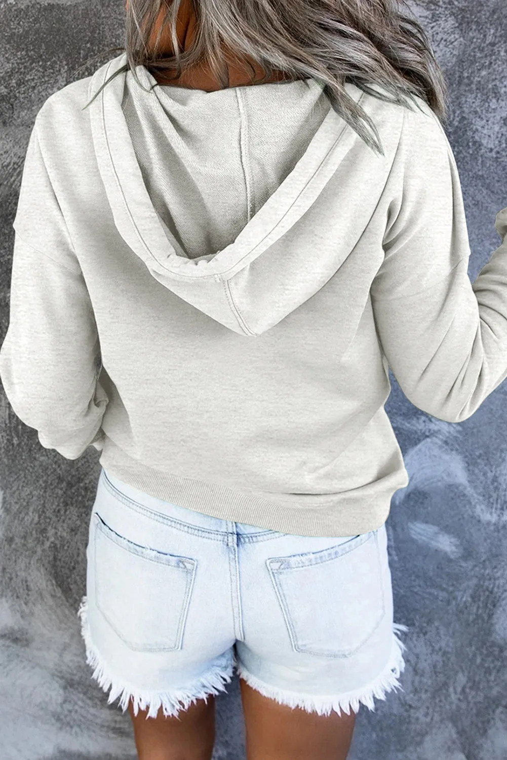 Keep It Casual Dropped Shoulder Hoodie