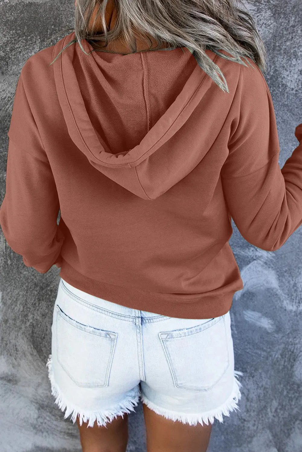 Keep It Casual Dropped Shoulder Hoodie