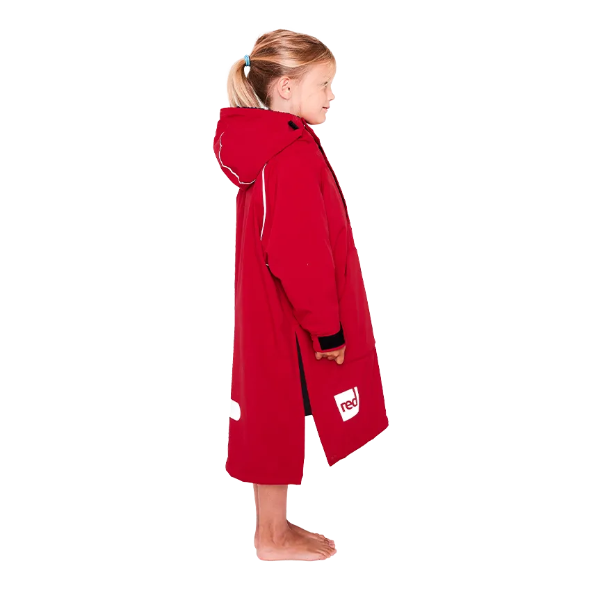 Kid's Dry Poncho - Red