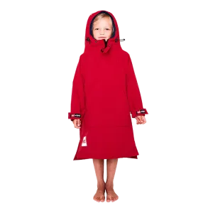 Kids Dry Poncho - Red