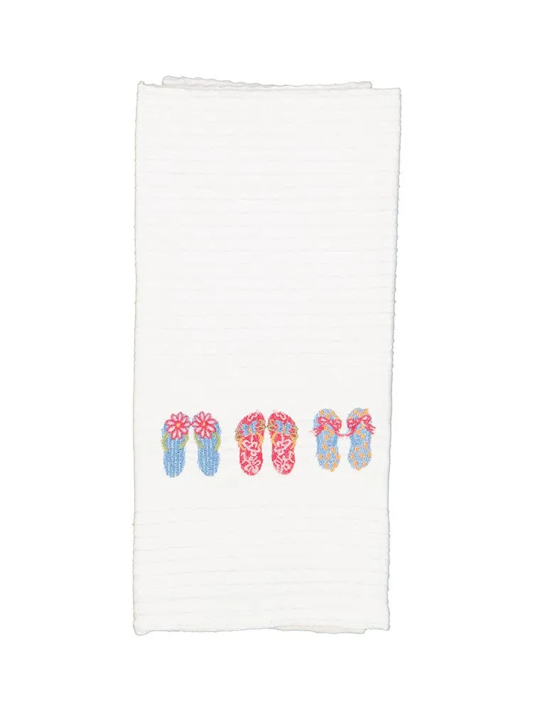 Linen House  Flip Flops Tea Towel