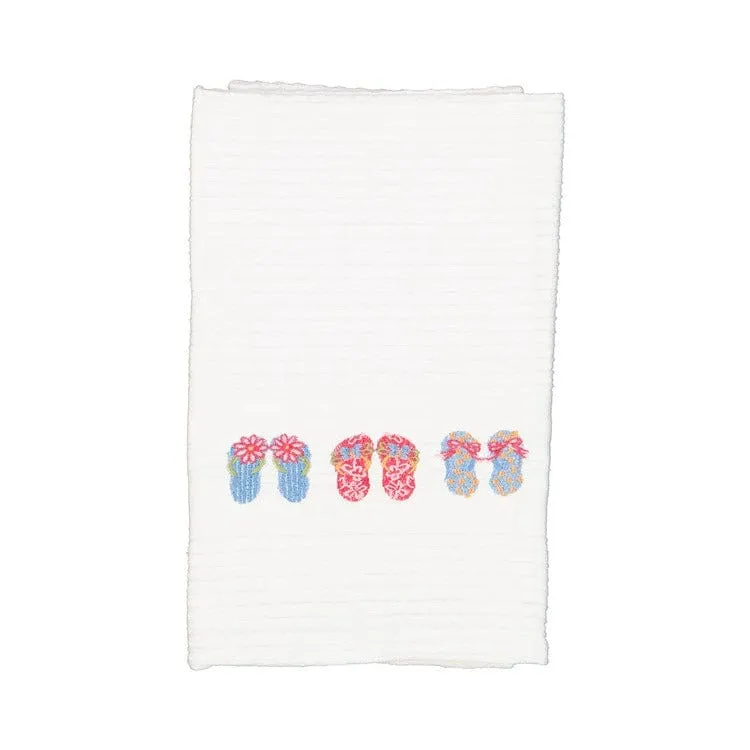 Linen House  Flip Flops Tea Towel