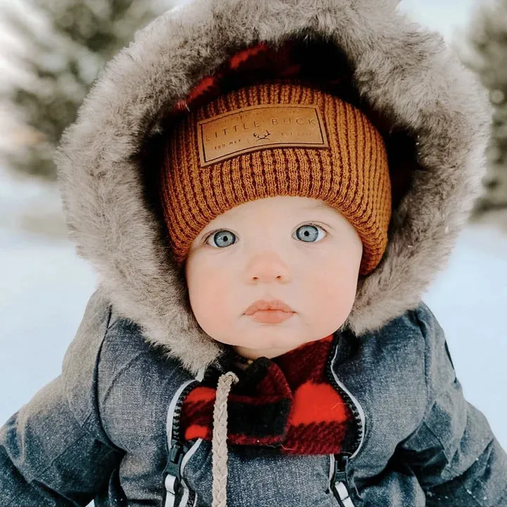 Little Buck Waffle Cabin Beanie