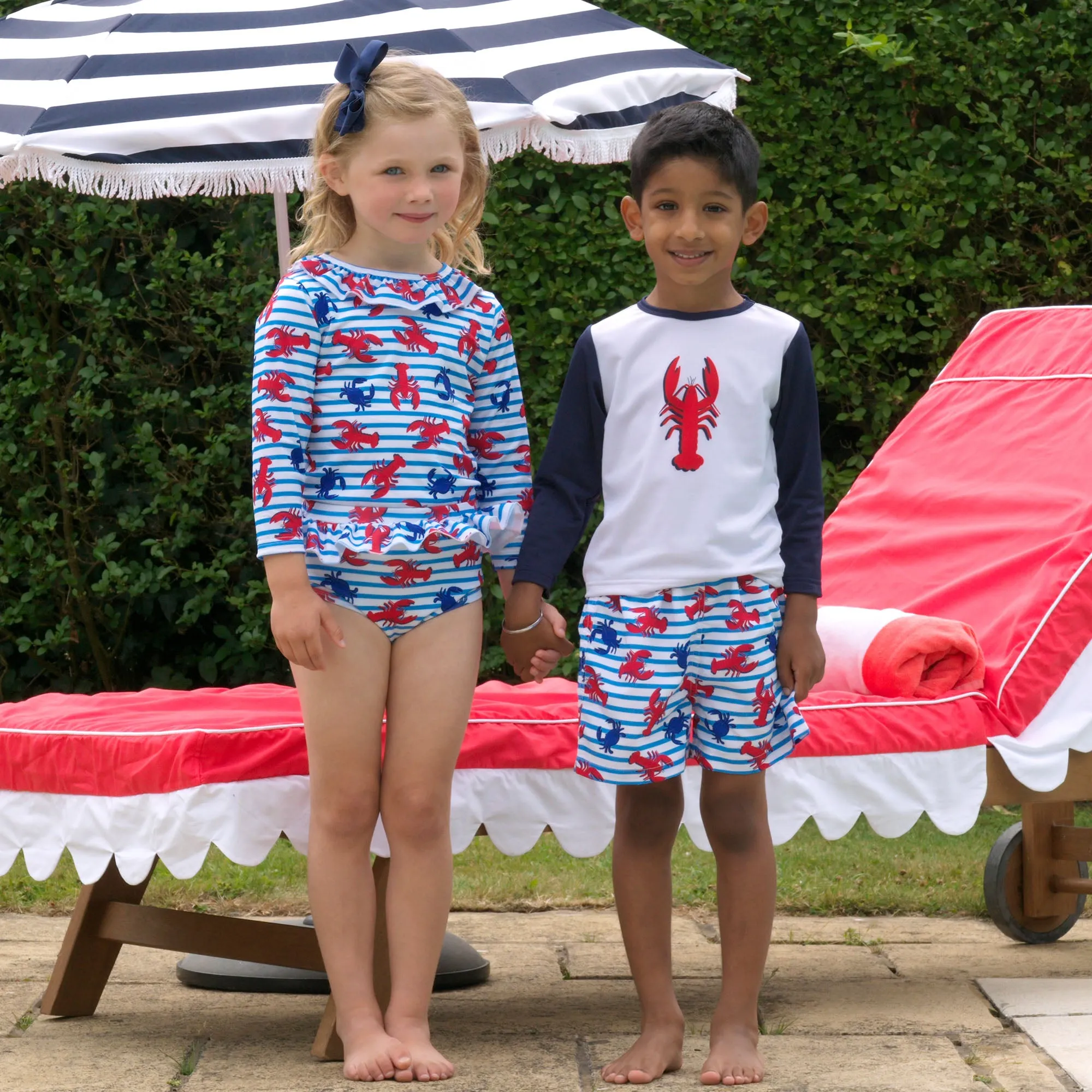 Lobster Rash Guard Top