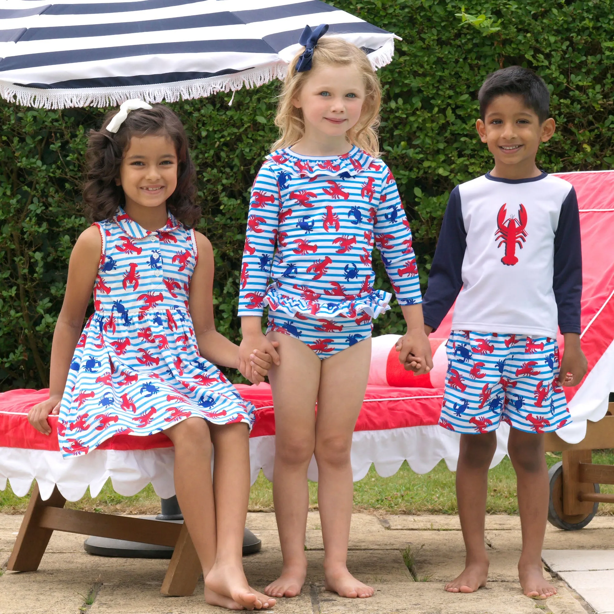 Lobster Rash Guard Top