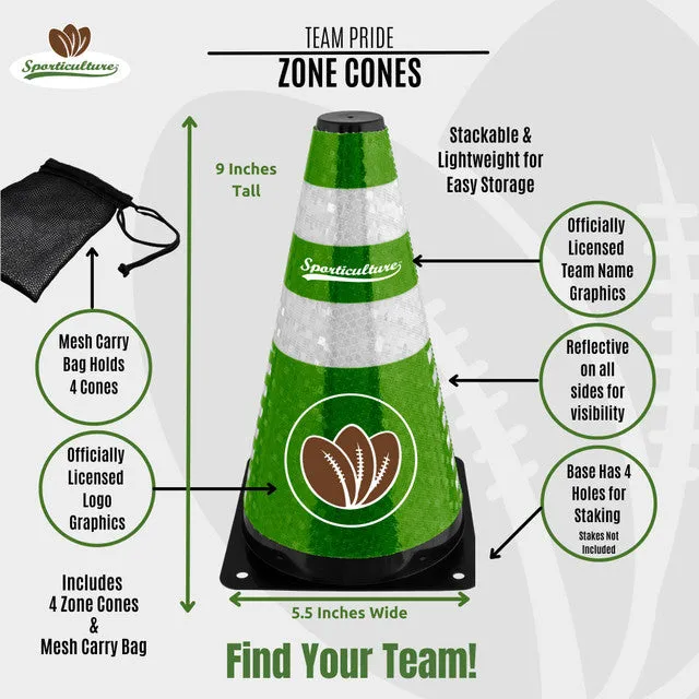Los Angeles Rams Zone Cones 4 Pack