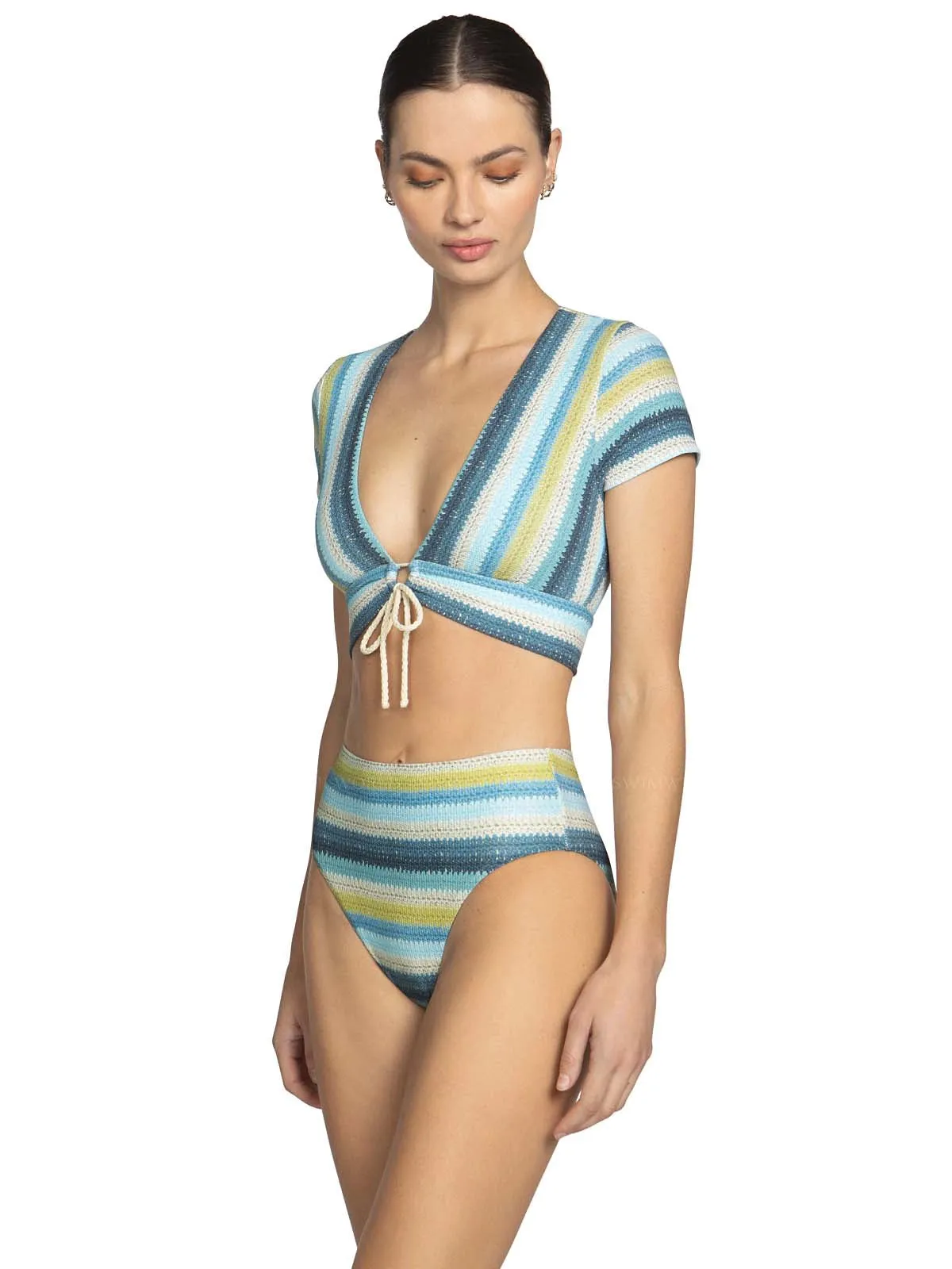 Lyra T Shirt-Lyra High Waist Bikini ::RET