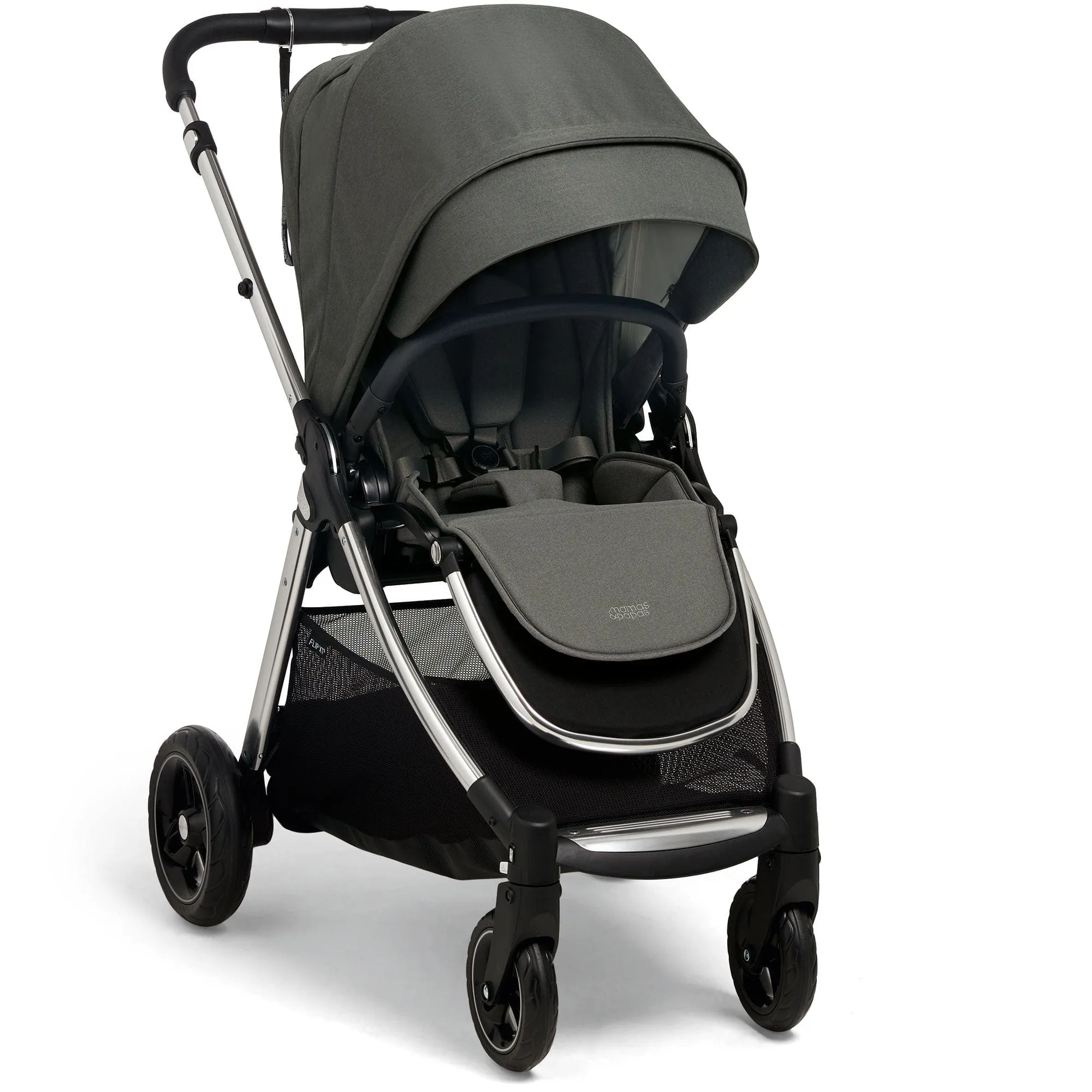 Mamas & Papas Flip XT³ 8 Piece Essentials Bundle with Car Seat - Harbour Grey